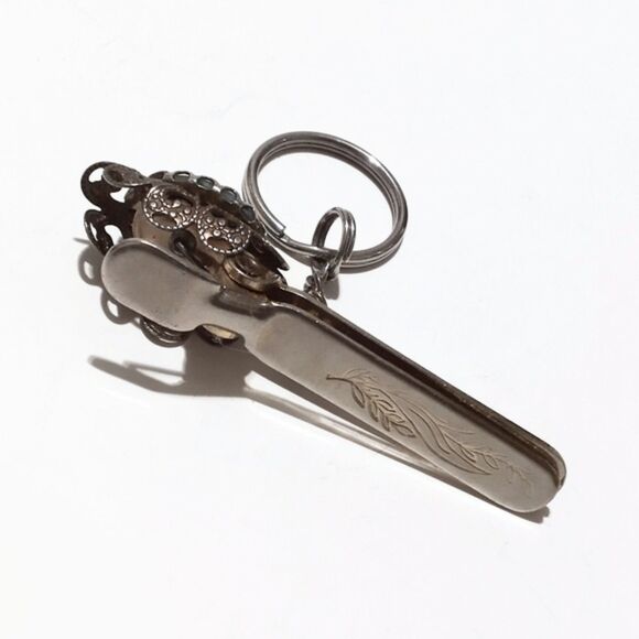 Vintage Gold Green King’s Key Finder Los Angeles Purse Clip - Picture 5 of 6